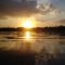 Por do sol no Rio Pardo