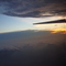 Rio de Janeiro - sunset airplane