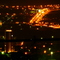 Noturna: Avenida João Franceschi vista do outro lado da cidade