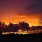 Por do Sol visto de um telhado (Fev/2003)