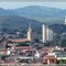Vista da torre da  Matriz  de  da  Padroeira ao fundo em Salto - Foto: Fábio Barros (www.cidade3d.uniblog.com.br)