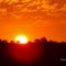 Puesta de sol / Sunset, Ruta 68, Chile.