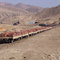 4.チュキカマタ銅山からアントファガスタ港への貨物列車　Train from Chuquicamata to Antofagasta