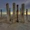 old piers near spiral jetty