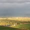 Panorama of Rainbow over Heber Valley Utah