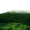 Morro com bois e nuvens