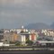 Vista a partir do Aeroporto Internacional Antônio Carlos Jobim no Galeão, Rio de Janeiro, RJ.