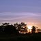 Entardecer na BR 163 no Mato Grosso do Sul.