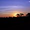 Entardecer na BR 163 no Mato Grosso do Sul.