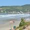 O meio da Praia de Garopaba