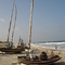 Jangadas junto à praia em Aquiraz - Ceará - CE - Brazil