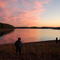 Lake Manassas Sunset with Dad