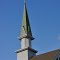 VIRGINIA: WILLIAMSBURG: King of Glory Lutheran Church, 4897 Longhill Road spire detail