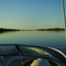 Sur le lac Champlain entre Pine et North Hero Island
