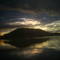 Amanhecer no Rio Teles Pires, morro do rochedo