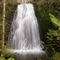 Small waterfall along service road