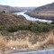 View south. Columbia River and Grand Coulee Dam in the distance.
