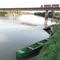 Rio Amambai passando sobre ponte com rodovia BR 163 em Naviari - Mato Grosso do Sul - Brasil