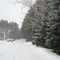 YMCA Camp Sturtevant , snowing hard