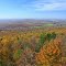 Autumn view atop observation tower, Rib Mountain State Park