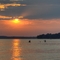 Sunset Swim at La Follett County park on Lake Kegonsa
