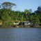 Casas típicas das ilhas em frente a Belém