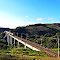 Trem sobre a Ponte Férrea - Alumínio - SP