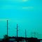 High-Voltage Electric Power line Near Oshkosh