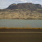 On North Fork Hwy, Sheep Mountain across Buffalo Bill Reservoir, WY