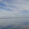 Foto panorâmica da confluência dos Rios Grande, Paranaíba, formando o grande rio Paraná