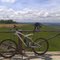 Bike in "Horizonte Perdido", a paragliding ramp in Araxa MG Brazil