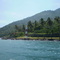 Farol da Ponta das Canas com a Muralha do Antigo Forte Construido Pelos Escravos da Fazenda - Ilhabela - Brasil