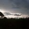 Rain and sunset