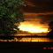 Por do Sol na represa do Rio Grande - Mira Estrela -S.Paulo