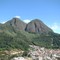 Alto do Vilage ao fundo as Duas Pedras em  Nova Friburgo.  Foto Osmar de Castro