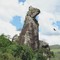 Pedra do " Cão Sentado"  no parque de Furnas do Catete em Nova Friburgo.  Foto: Osmar de Castro