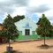 Pequena igreja Assembleia de Deus localizada no encontro das rodovias TO-010 e a BR-230, a Transamazônica, próximo a cidade de Araguatins no estado do Tocantins.