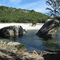 Boulders in Frio River at Neal's Lodges
