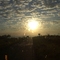 Nascer do sol visto de um ônibus na Rodovia MS 395 - Batagussú - Mato Grosso do Sul - MS - Brazil