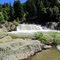 Indian Falls on Indian Creek, across Calif. State Hwy. 89 from the small town of Indian Falls, California (Crescent Mills P.O.)