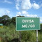 The border between Minas Gerais and Goiás