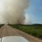 Bushfire on the Rodovia Transpantaneira Road, October 2009