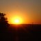 Pôr do sol na fazenda Sta Terezinha
