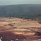 Mineração de Ouro da Mineração Santa Elina, área sendo dragada (Pontes e Lacerda-MS-1995)