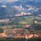 Vista a oeste - norte da R.M. Curitiba (minerações e indústria cimenteira), PR, Brasil.