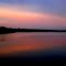 Fim de tarde colorido na represa   #sc