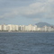 Orla marítima de Santos /São Paulo/Brasil. A cidade com a melhor qualidade de vida do Brasil, porém com um custo de vida muito alto. Atualmente a cidade sofre os efeitos da marola do pré-sal. O solo que antes era considerado o pior do mundo para construção vertical, hoje recebe edificações de até 40 andares.