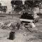 Vila União. Inicio da contrução da sede da Fazenda dos Paulistas, 1962. Capataz conhecido como Gaúcho.