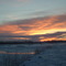 A january sunset at -27 degrees