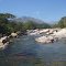 río Badillo, al fondo estribaciones de la sierra nevada de Santa Marta